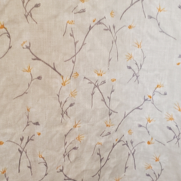 100% linen boxy blouse - Picture 3 of 4